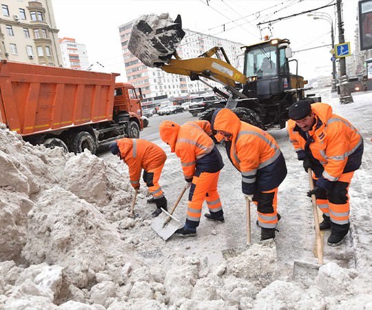 Уборка снега в Коломне и  Московской области