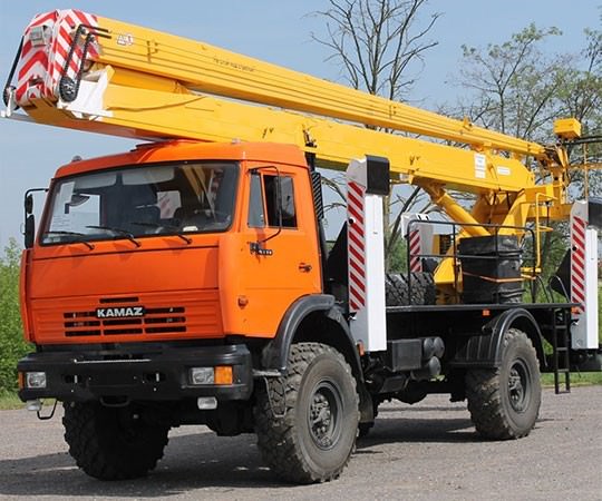Аренда автовышки в Коломне и  Московской области