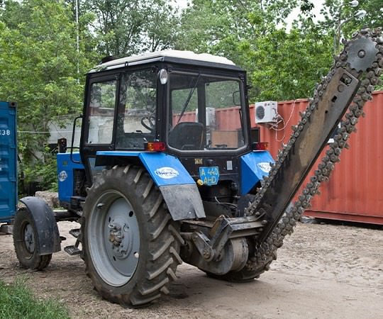 Траншеекопатель в аренду в Коломне и  Московской области